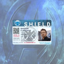 Avengers cosplay ID Badge