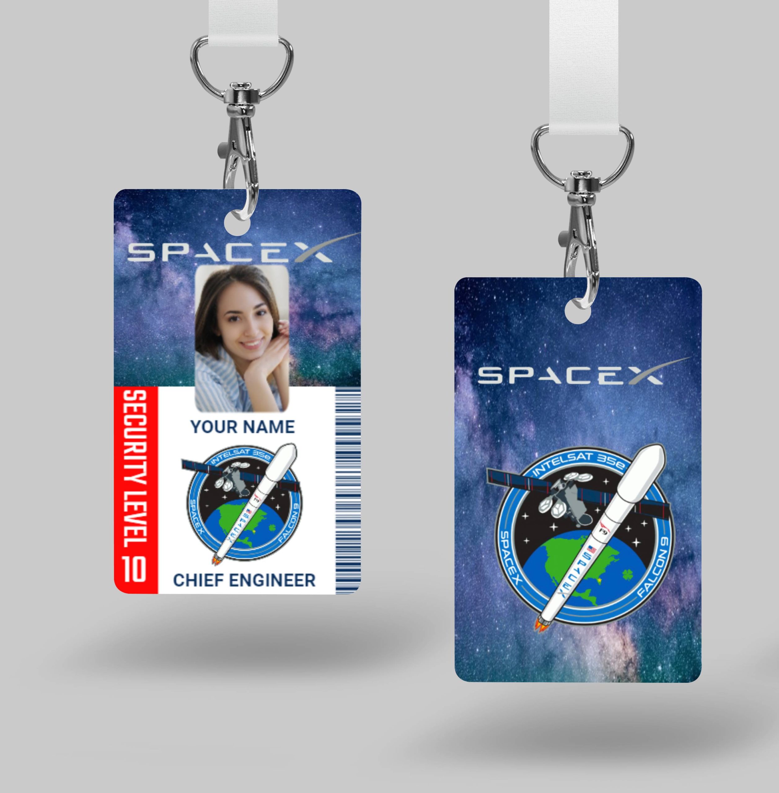 SpaceX Cosplay ID card V1.