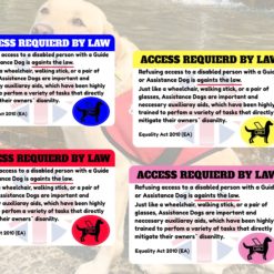 Assistance or Service Dog Access Support Card