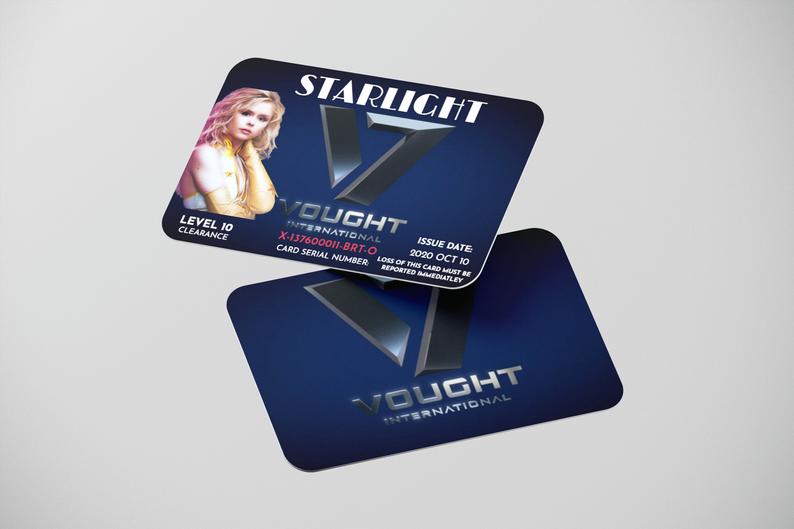 Vought International ID card – Customizable Cosplay Novelty ID Cards