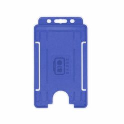 Mid Blue Single-Sided BIOBADGE Open Faced ID Card Holders