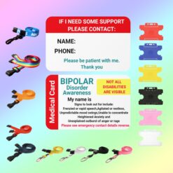 Bipolar awareness medical card
