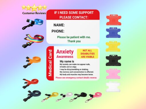 Anxiety Awareness Medical Card