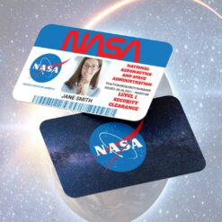 NASA cosplay ID card