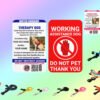 Therapy dog UK law card