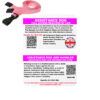 Assistance dog UK law card with pink lanyard