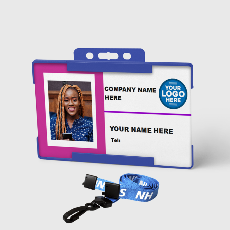 Personalized portrait ID card photo, logo, name and position NS DESIGN