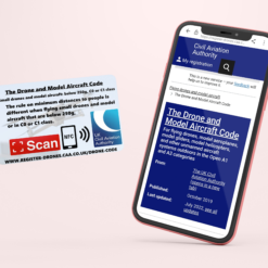 UK Drone Smart NFC Law Card with QR code
