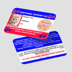 Emotional support cat ID Card