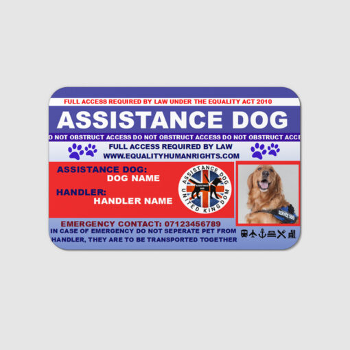Assistance Dog Law Card AD17 – NS DESIGN