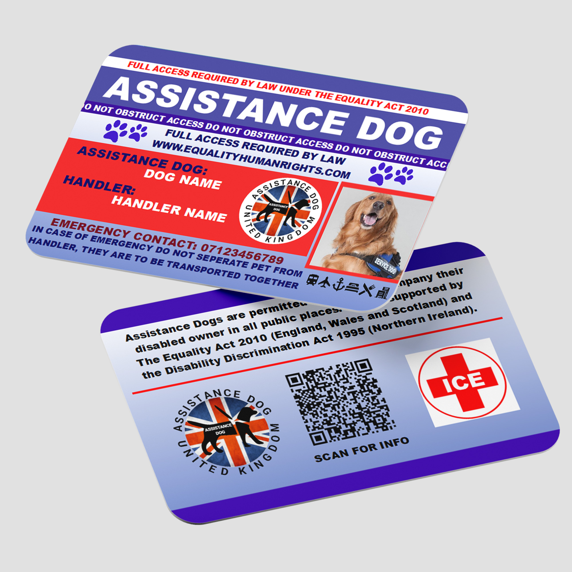 Assistance Dog Law Card AD17