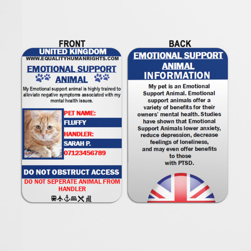 Emotional Support Animal Card - NS DESIGN