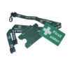 Professional First Aider Lanyard with Badge and Card Holder