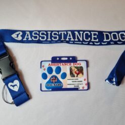 Assistance Dog Law Card with 3 tags and lanyard v1.