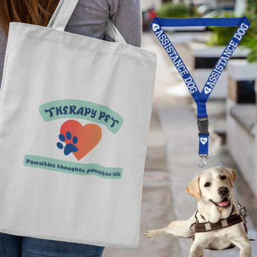 therapy pet tote bag