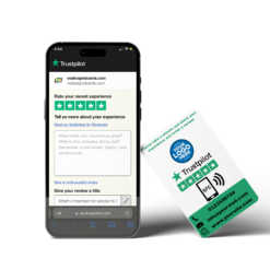 NFC Trustpilot Tap to Review Card