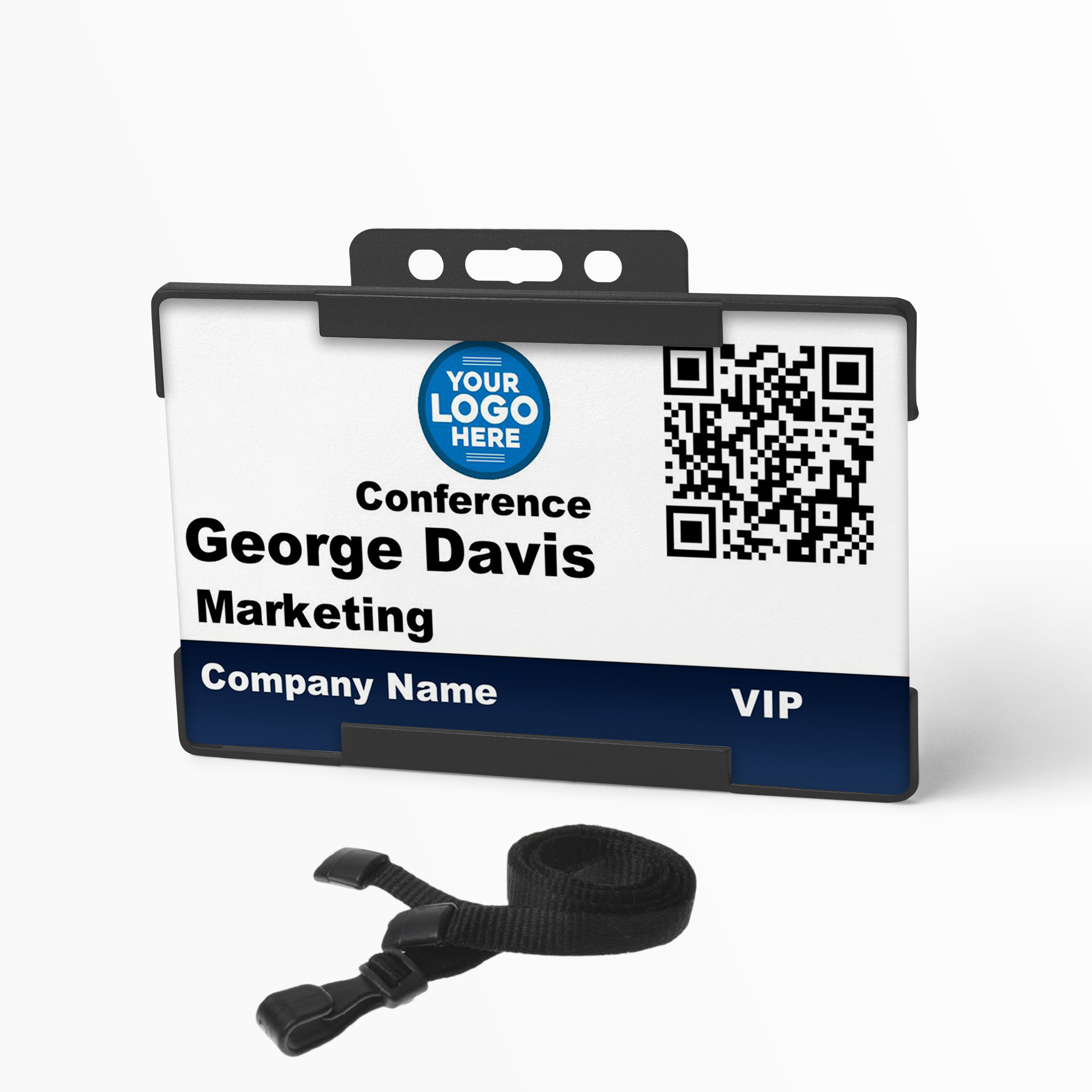Detailed Personalized conference badge